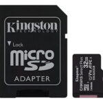 Tarjeta de memoria 32GB Kingston con adaptador SD