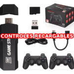 Game Stick X2 GD10 4k HDMI 128GB 60.000 Juegos + Controles recargables
